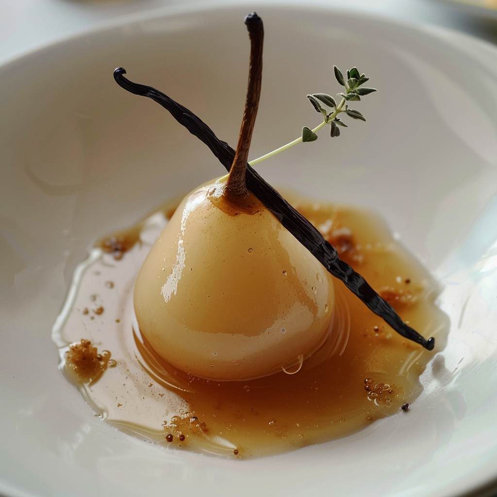 comment préparer Dessert Recettes Poires PochéEs éPices Vanille Sans Sucre Ajouté étape par étape