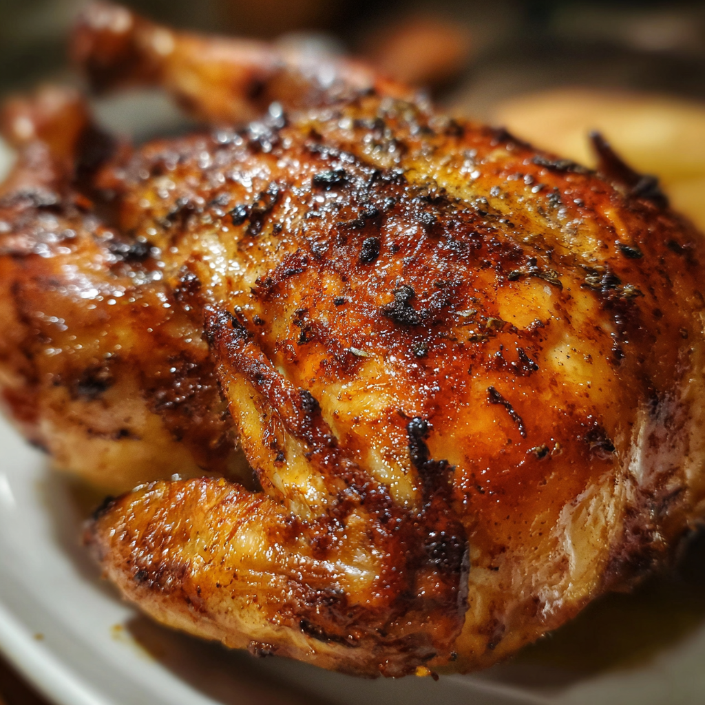 ingrédients frais pour Recettes Poulet Entier RôTi Croustillant Air Fryer