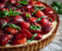 Tarte Rustique aux Fraises et Basilic Qui Fera Sensation